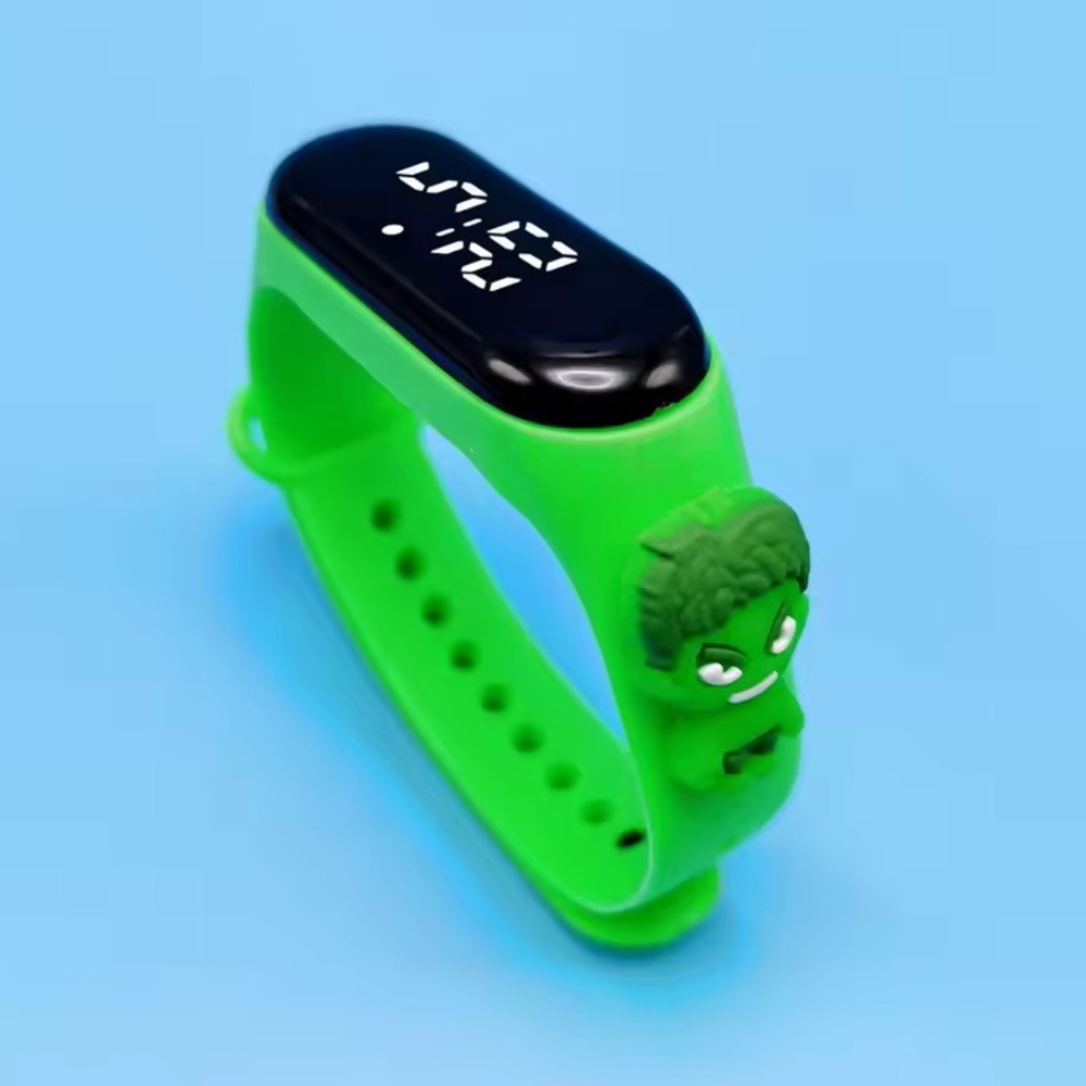 Disney Green Hulk Kids Digital Watch